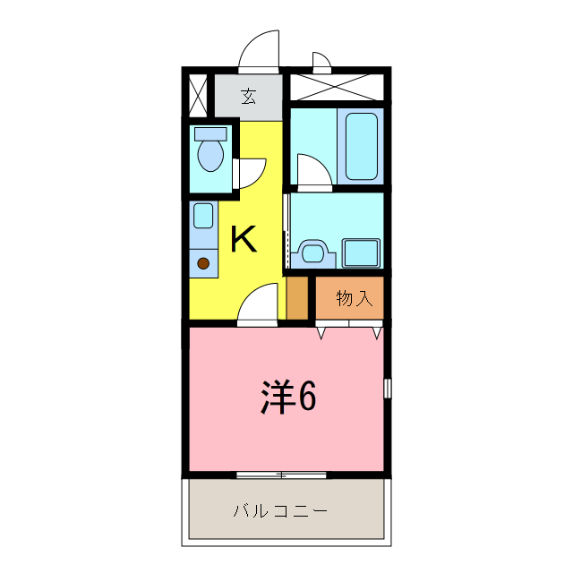 イリゼの間取り