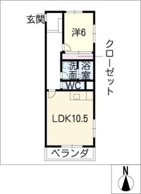 メゾン西町の間取り