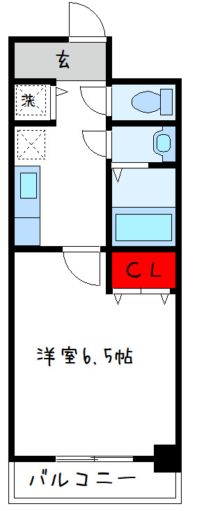 東大阪市金岡のマンションの間取り