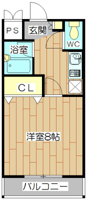 メゾネット高槻の間取り