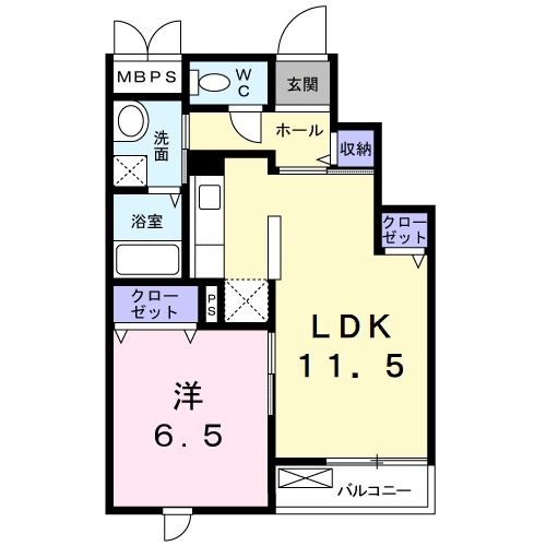 枚方市出口のマンションの間取り