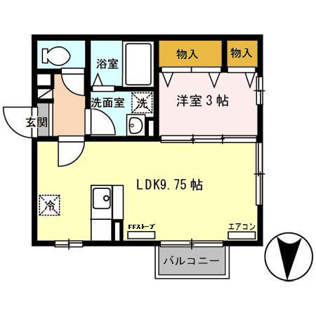 アルカサーノ広面の間取り