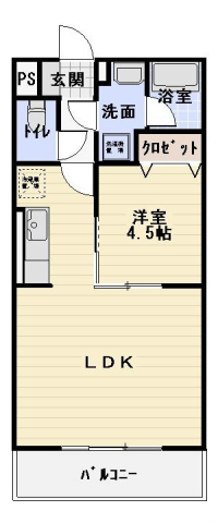 マンションゆずの間取り