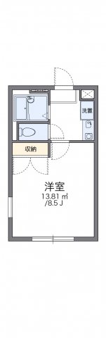 レオパレスグリーンエイジの間取り