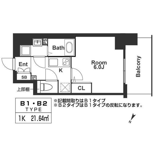 エスリード神戸三宮の間取り