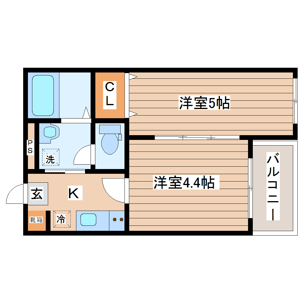 グリーンハイツ北山駅前の間取り