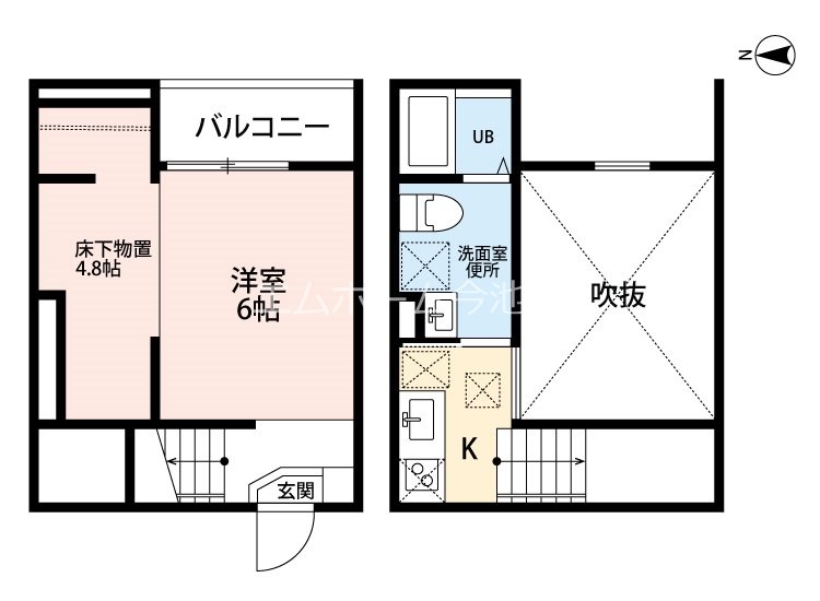 clarte荒子I（クラルテアラコワン）の間取り