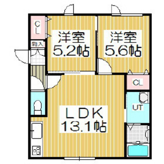 アパートメント美園の間取り