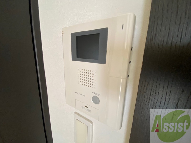 セキュリティ　インターホンは通話ができるので急な訪問があっても安心です。