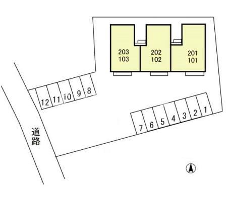 【北群馬郡榛東村大字新井のアパートのその他】