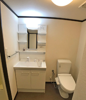 トイレ　ゆったりとした空間のトイレです