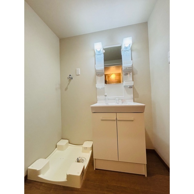 洗面設備　室内洗濯機置き場