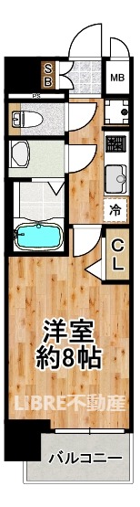 プレサンス大正フレンジの間取り