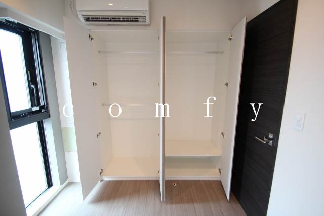 収納　収納力のある大型クローゼット