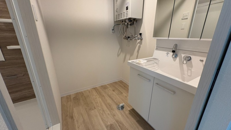 洗面設備　広々脱衣所♪