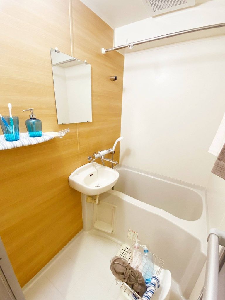 バス・シャワールーム　モデルルームの写真です