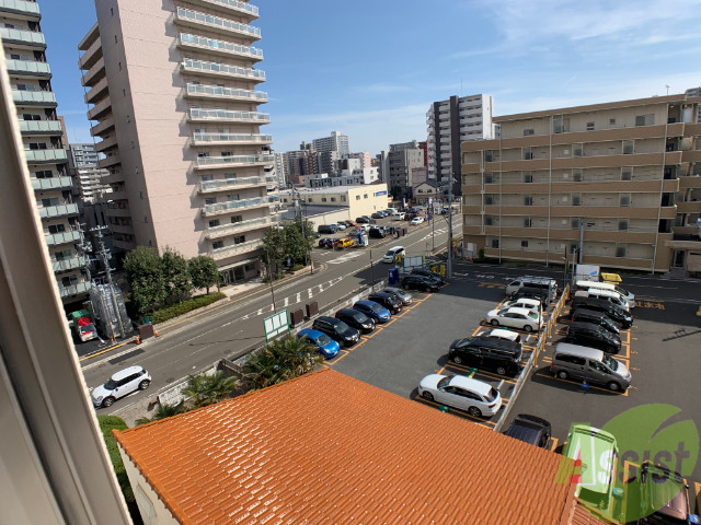 バルコニー　バルコニーからの景色を撮ってみました～。