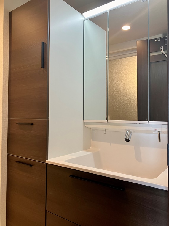 洗面設備　忙しい朝には欠かせない洗面所です♪