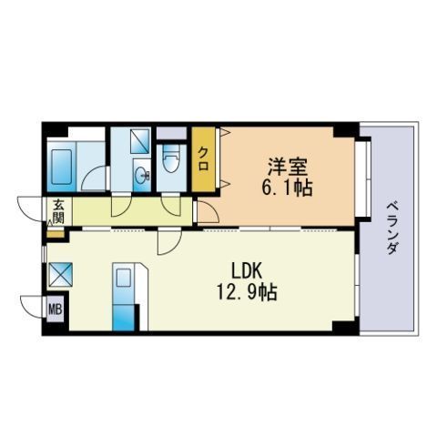 カノン横浜の間取り写真