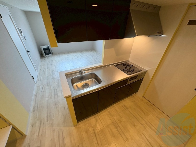 キッチン　システムキッチンなので、すぐお料理に使えます！