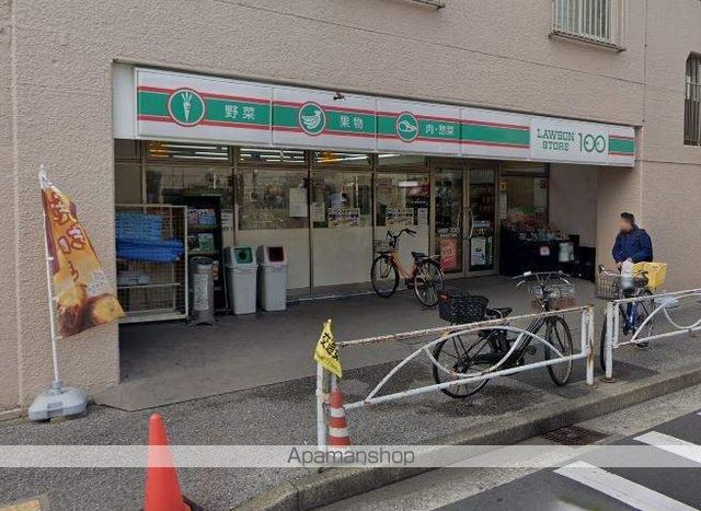 コンビニ　ローソンストア１００（コンビニ）まで412m