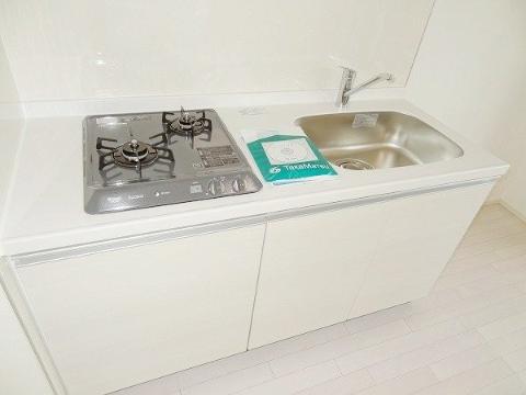 キッチン　2口ガスコンロ