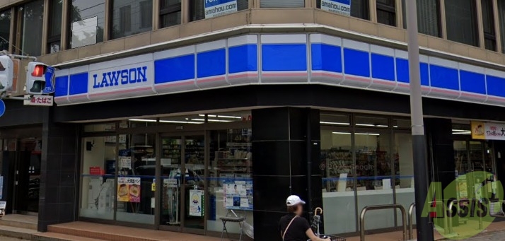 コンビニ　ローソン尼崎駅前店（コンビニ）まで218m