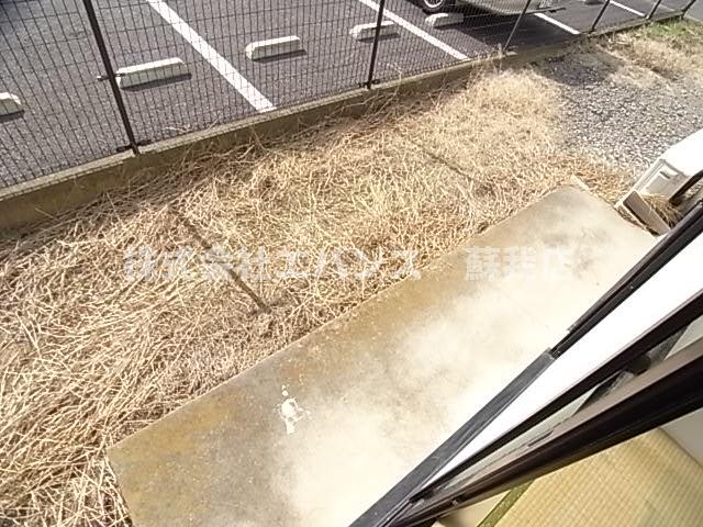 バルコニー　落ち着いた時間を過ごせるバルコニーです