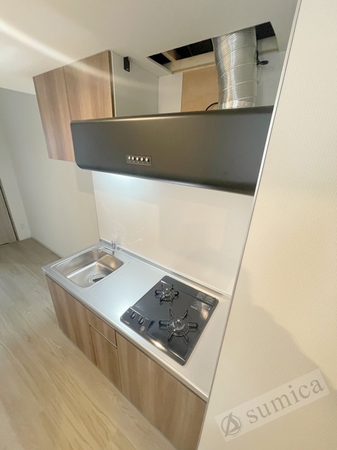 キッチン　２口システムキッチンでお料理楽しく♪♪