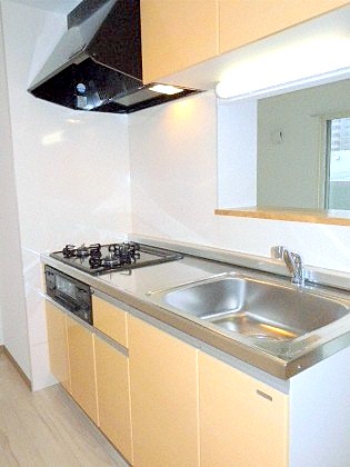 キッチン　独立型のキッチンです☆