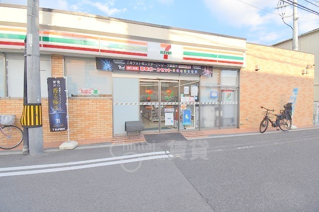 コンビニ　セブンイレブン　大阪豊新南店（コンビニ）まで70m