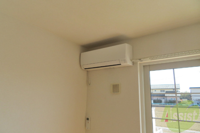 その他設備　エアコンも設置されているので、毎日の暮らしが快適になりますね