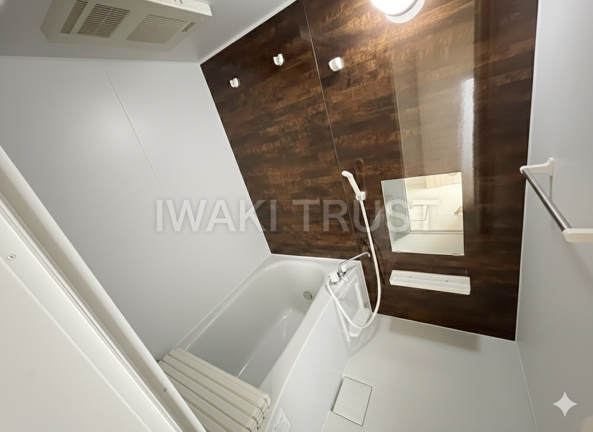 バス・シャワールーム　浴室乾燥機や追焚機能が便利なバスルーム