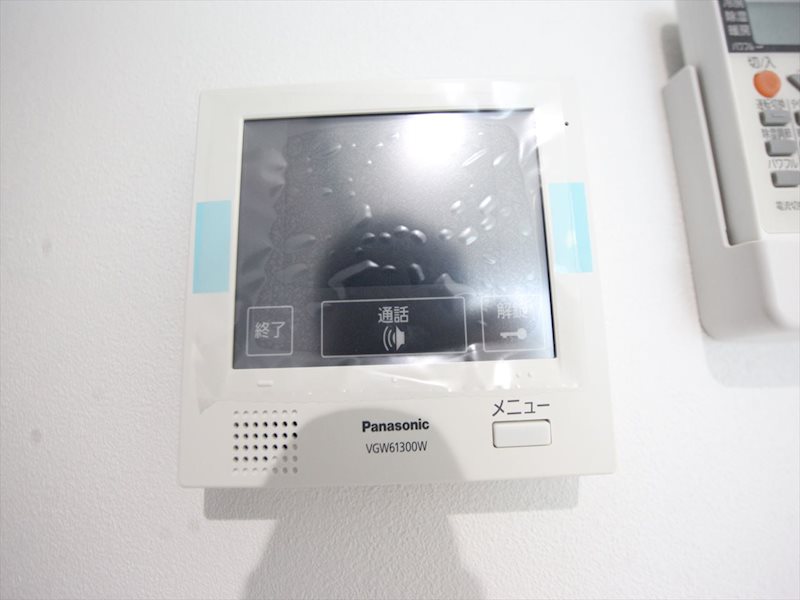 セキュリティ　ＴＶモニター付インターホン　イメージ写真