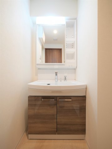 洗面設備　中はこのようになっています