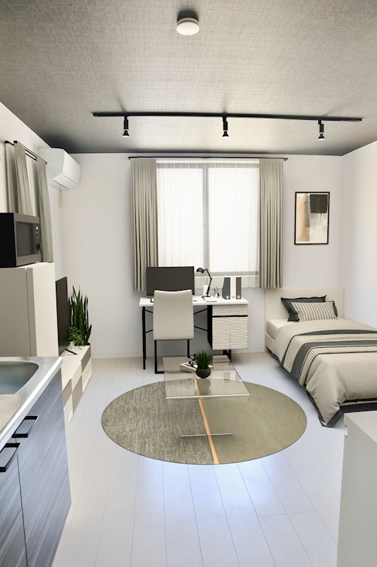 居室・リビング　※写真の家具は合成です。※家具・調度品は設備には含まれません