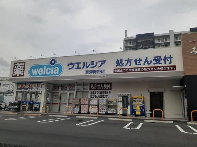 ドラックストア　ウエルシア草津野路店（ドラッグストア）まで808m