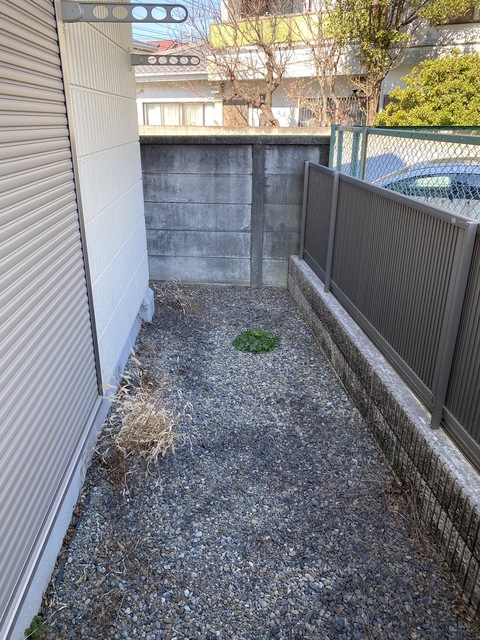 バルコニー　広々としたテラス