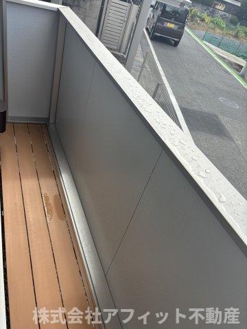バルコニー　南西向き
