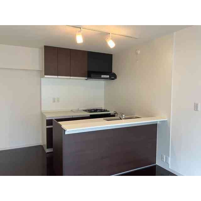 キッチン　コンパクトなキッチンで掃除もラクラク