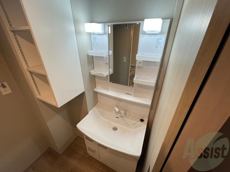 洗面設備　シャンプードレッサーで身支度もラクラクです！