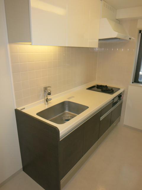 キッチン　共用廊下