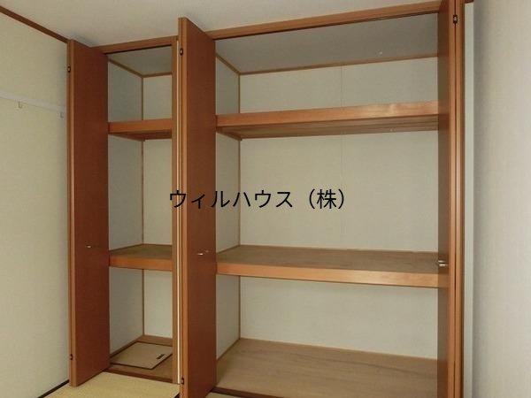 収納　大きい押入れで便利！