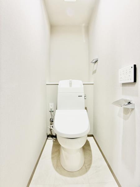 トイレ　ゆったりとした空間のトイレです