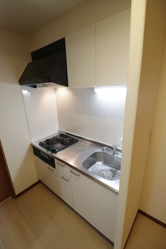 キッチン　ガス2口コンロ付キッチン