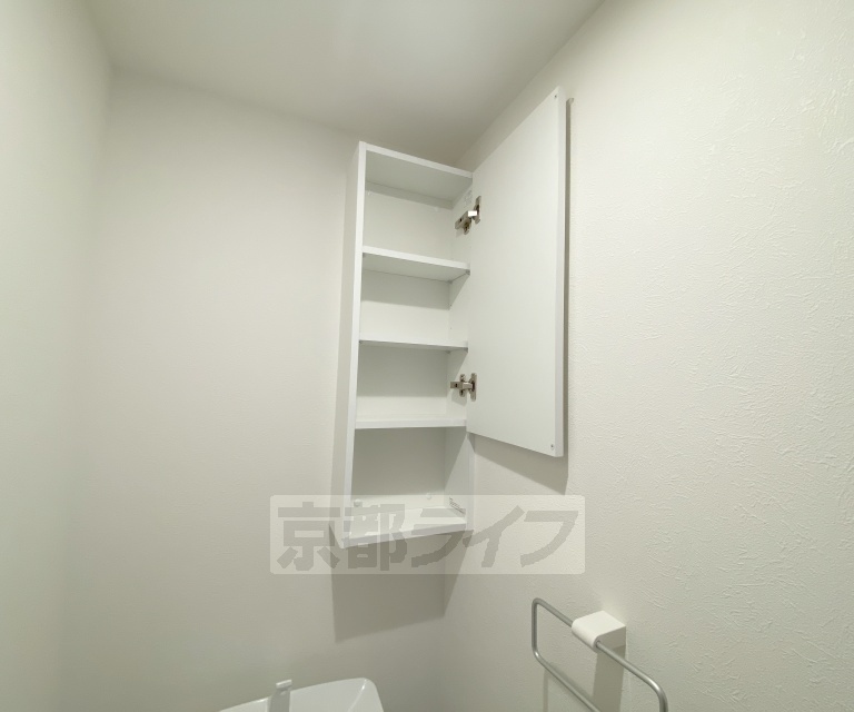 収納　トイレの収納です。