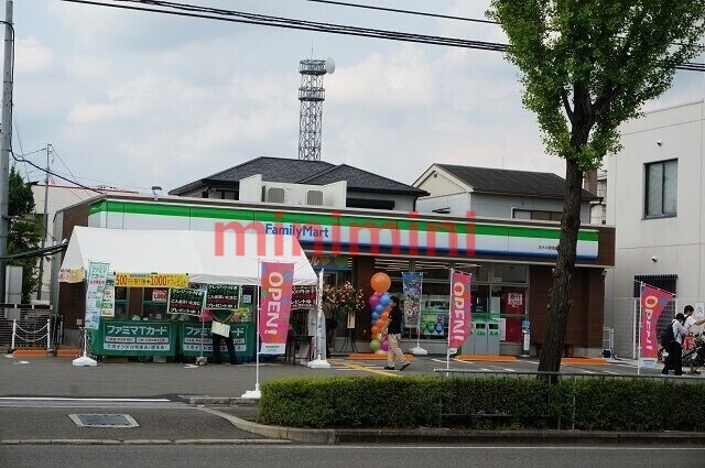 コンビニ　ファミリーマート茨木中穂積店（コンビニ）まで483m