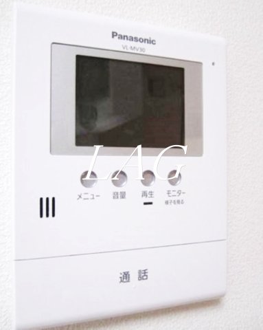 セキュリティ　モニター付インターホンです。