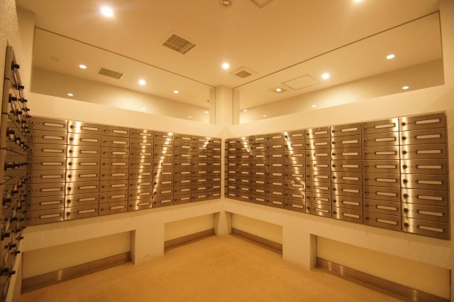 その他共有部分　集合ポストあります