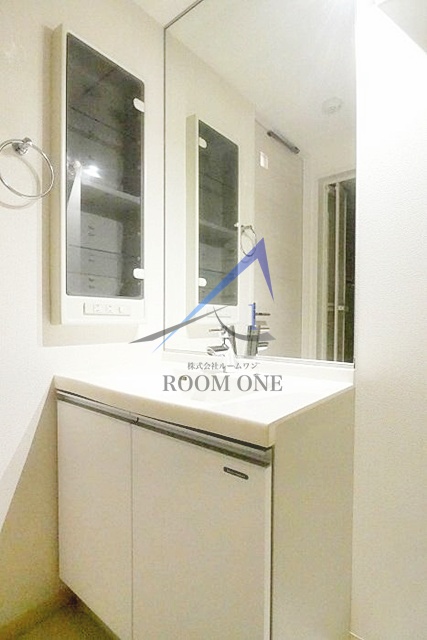 洗面設備　洗面台です。